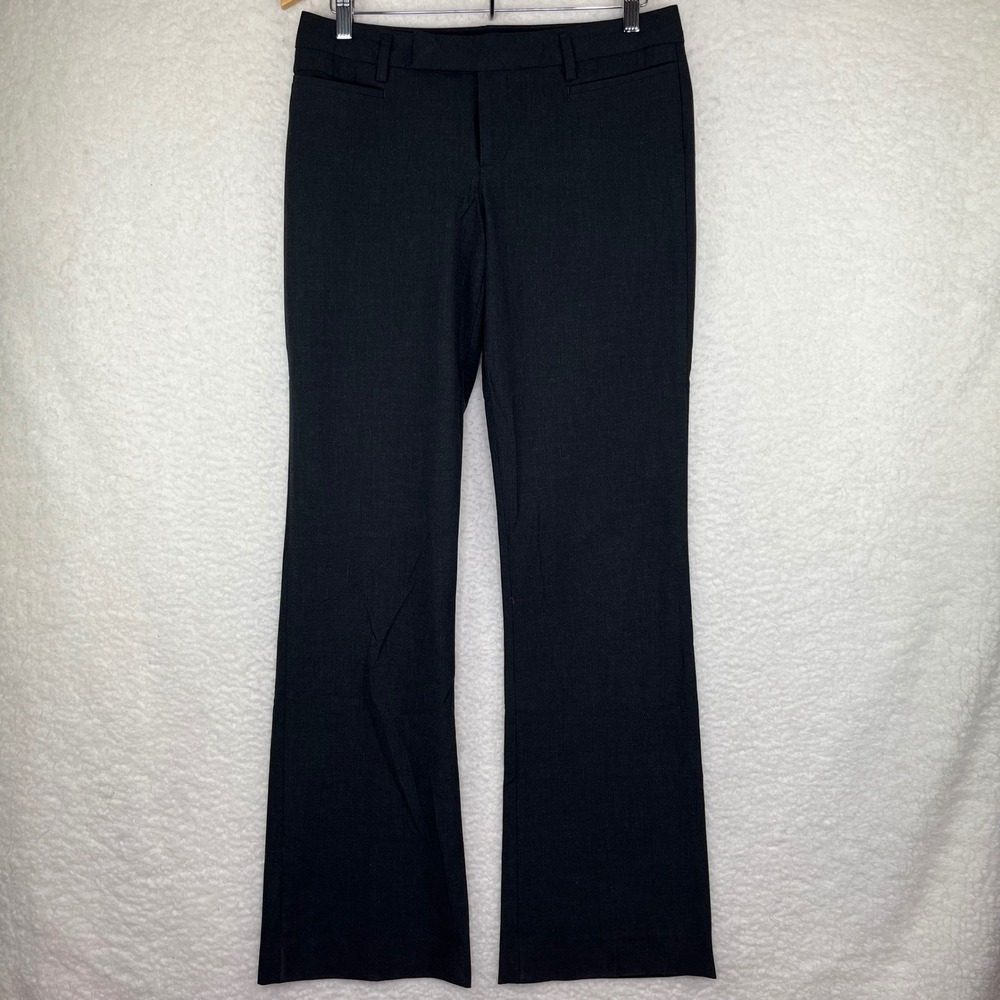 Talbots Womens Black Corduroy Straight Leg Pants‎ Casual Professional Size 18 P